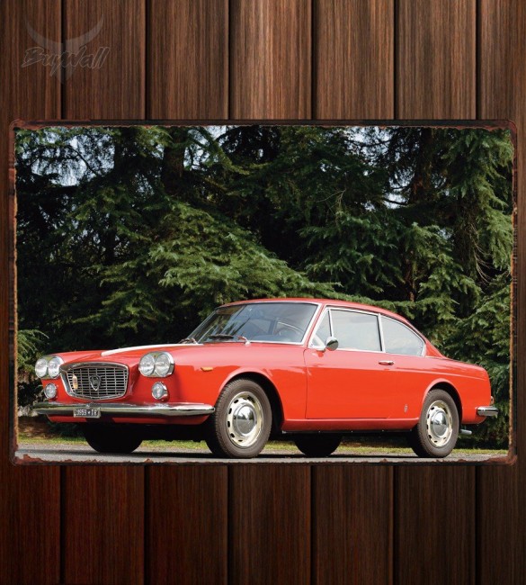 Металлическая табличка Lancia Flavia 1500 Coupe Металлическая табличка Lancia Flavia 1500 Coupe